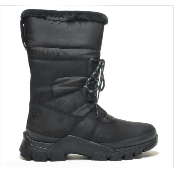 Timberland Woman's Jenness Falls Waterproof Insulated Snow Boots Black Size: 11 - Picture 5 of 9